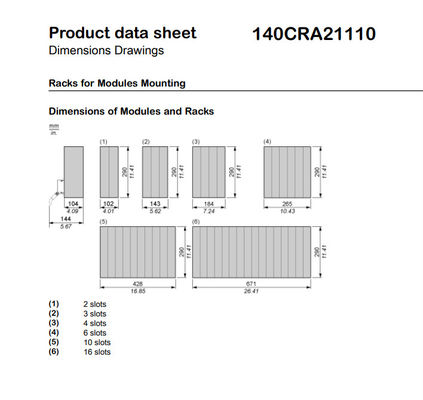 シュナイダーTSX Modicon Quantum PLC 140CRA21110 DIOの低下インターフェイスTSX