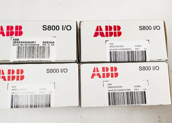 AO845 3BSE023676R1 S800アナログ入力出力モジュール Plcユニット S/R HART 8Ch