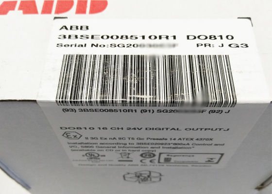 DO810 0.5A 16チャネル PLC 3BSE008510R1 デジタル出力モデル NEW