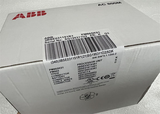 PM865K01 | ABB | Compact Product Suite ハードウェア セレクター AC800M CPU 3BSE031151R1