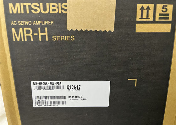 新しい元の5KW三菱MelservoのMR-H500B-S67-P54三菱のサーボ ドライブ