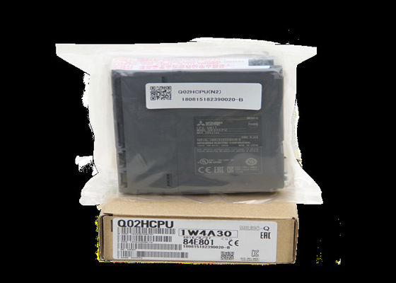 PLC三菱のプログラマブル コントローラCPUモジュールQ02CPU Q02HCPU 28kのステップ記憶