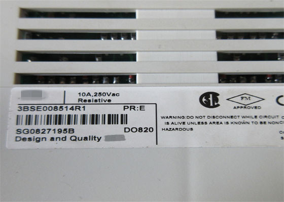ABB DI821 S800入力/出力モジュールDO820 3BSE013250R1モジュール8 CH 230 V a.c./d.cをデジタル出力
