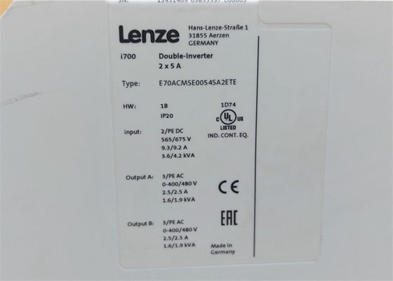 Lenze E70ACMSE0054SA2ETE SERVO-INVERTER I700 2000までのHZの可能な設置土台