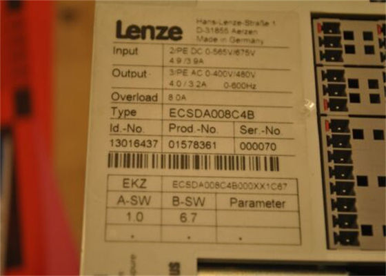 Lenze ECSDA008C4Bのサーボ軸線モジュールECS-SERVOシステムECS-APPLICATION