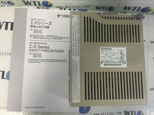 SGDA-01AS 100 W ACサーボ モーターはYaskawa 230 Vの最大出力の1:5000を運転する
