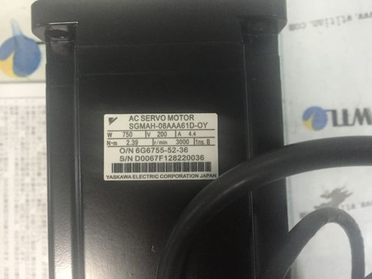 まっすぐのSGMAH-08AAA61D-OYのサーボ モーターAC 0.75 KW 230 VAC 13-BITの増加標準