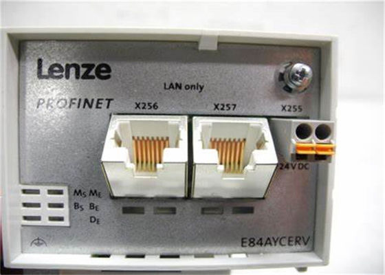 Lenze E84AYCERVインバーターは8400シリーズ480 VAC 100 MBPS延長モジュールを運転する