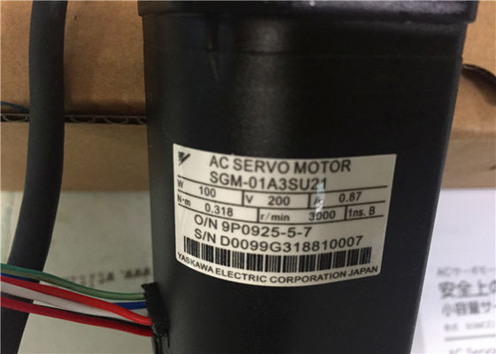 Yaskawa AC産業サーボ モーターSGM-01A3SU21 100W 200Volt 3000RPM