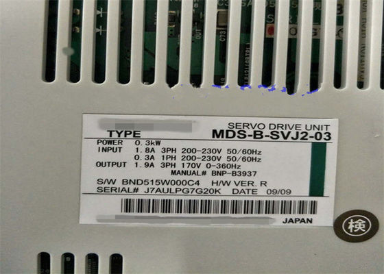 DC270-311V 28Aの産業ServoはMDSシリーズ三菱MDS-B-SVJ2-03によって使用される状態を運転する