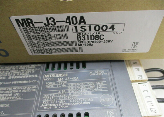 400W三菱ACサーボ モーター ドライブMR-J3-40A普遍的な脈拍インターフェイス運転者のアンプ