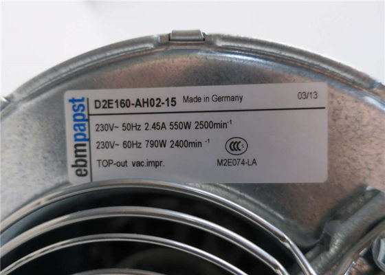 ABB VFD ACS800インバーターIndustrailの冷却ファンのためのEBMPAPSTの遠心ファンD2E160-AH02-15