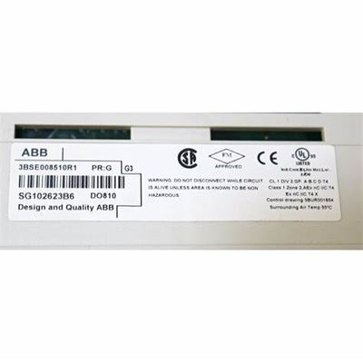 ABB 3BSE008510R1 VDC 16のモジュールを0.5 AMP 24証拠チャネルの短絡のデジタル出力