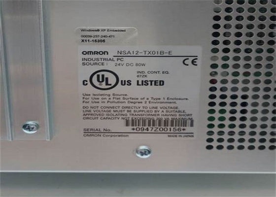 Omron NSA12-TX01B-Eの産業PC NSAシリーズPANEL-MOUNTABLE 12インチ1.3 GHZ