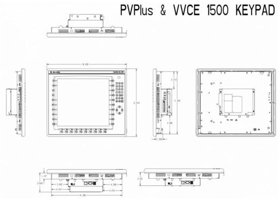 7 2711P-T15C22D8S-B色の接触15 ENet標準的なDCとアレン ブラッドリーPanelView