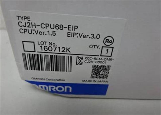 Omron CJ2H-CPU68-EIP CPUモジュール400K PROG 832Kデータ作り付けの多機能のイーサネット ポート