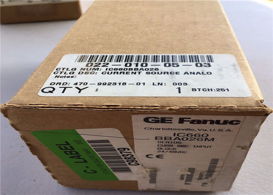 GE FANUCシリーズ90-30 PLCデジタルGE FANUC IC660BBA100 I Oのアナログの天才ブロック