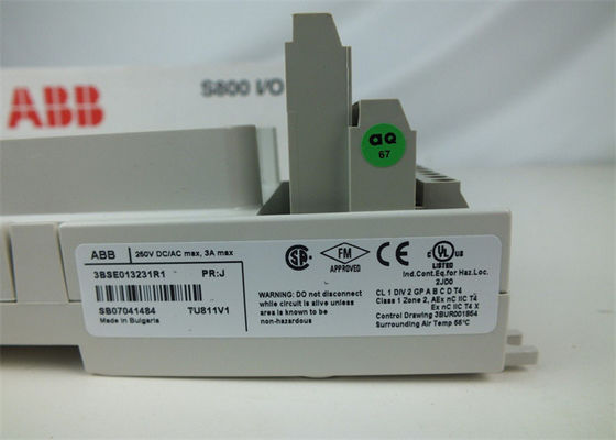 ABB新しい3BSE013231R1 S800入力/出力TU811V1のコンパクト モジュールの終了の単位、MTU、250V