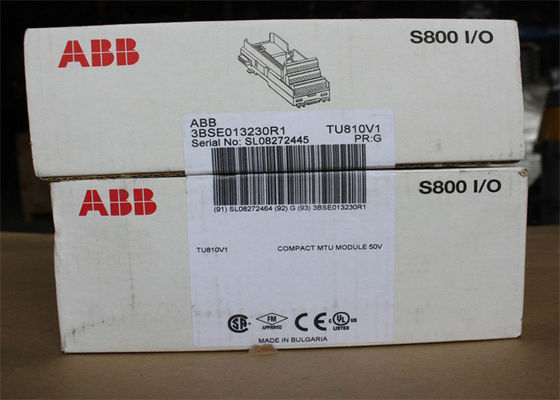 ABB S800入力/出力MTU 3BSE01320R1のコンパクト モジュールTU810V1のターミナル ブロック50Vは密封した