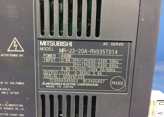 三菱電機のアンプMR-J3-20A-RV035T014 400W 2.6A産業ACサーボ ドライブ