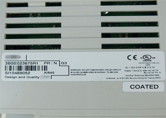 新しいABB I Oモジュール3BSE023675R1 AI845のアナログ入力。余分なか単一1x8ch。雄鹿