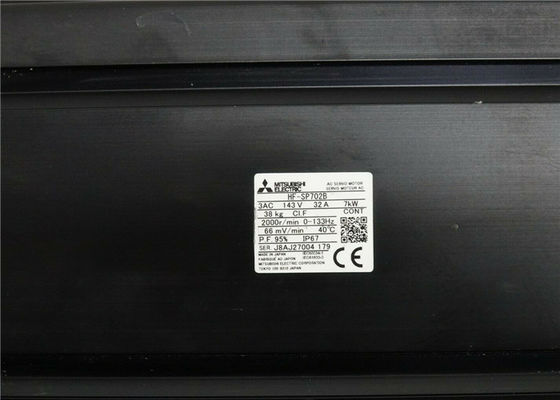 ブレーキ産業2000rpmとのJ3三菱ACサーボ モーター7.0KW HF-SP702B