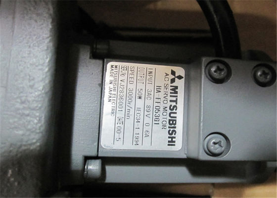三菱50Wミシンのためのギヤ高い発電の産業サーボ モーターHA-FF053G1