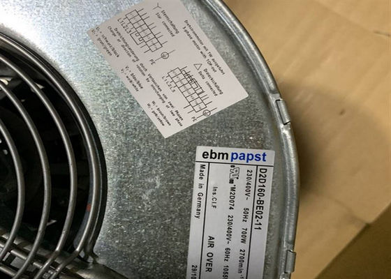 D2D160-BE02-11産業遠心ファンEbmpapst 230 400V 2700RPM 700W