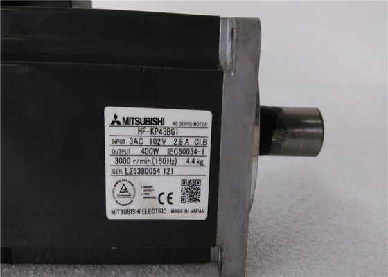 三菱ミシンのギヤ400W 102V 3000RPMが付いている産業サーボ モーターHF-KP43BG1