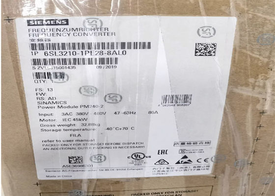 6SL3210-1PE28-8AL0 Siemensの余分な電源モジュールG120力モジュール