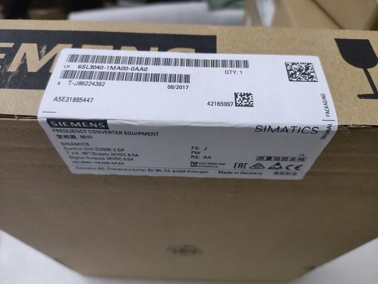 密集したフラッシュ カードのないPROFIBUSインターフェイスとのSiemens 6SL3040-1MA00-0AA0 CU320-2 DP。