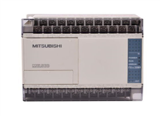 三菱FX1S-30MR-001プログラマブル コントローラは24のVDC SOURCE/SINK 16の入力14出力出力されて中継で送る