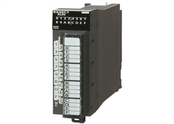 三菱RX40C7 DCモジュール16I/O /16DI 16 Xデジタル入力24VDCのトランジスターをデジタル入力