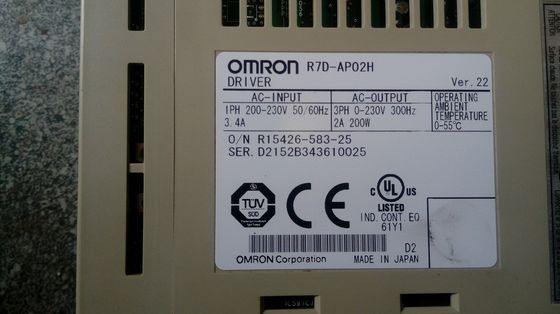 OMRON R7D-BPA5LサーボAC 100VAC供給1A 100Vは50のWの単一フェーズの入力に荷を積む