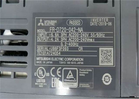 三菱FR-D720-042-NAドライブ インバーター1段階200-240 V AC 50/60HZ