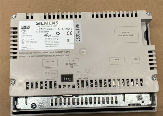6AV6642-0BA01-1AX1 Siemens SIMATIC TP177B 6" PN/DP STN 256のカラー ディスプレイ