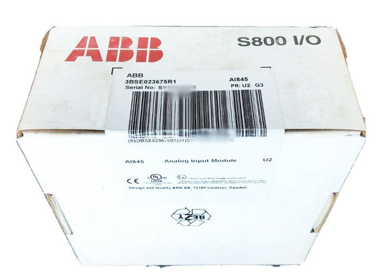 3BSE023675R1 AI845 アナログ入力 S/R ハート I O モジュール 800xA 8CH