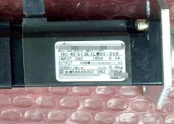 新しい三菱100W産業サーボ モーターHC-KFS13E1LW01-S18 3AC 105V 0.7A
