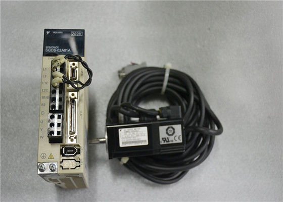 SGMAS-C2ACA21 Yaskawa Ins BケーブルACサーボ モーター150W産業サーボ モーター