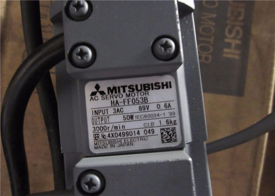 三菱50W産業ACサーボ モーターHA-FF053B 3000r/Min新しい原物
