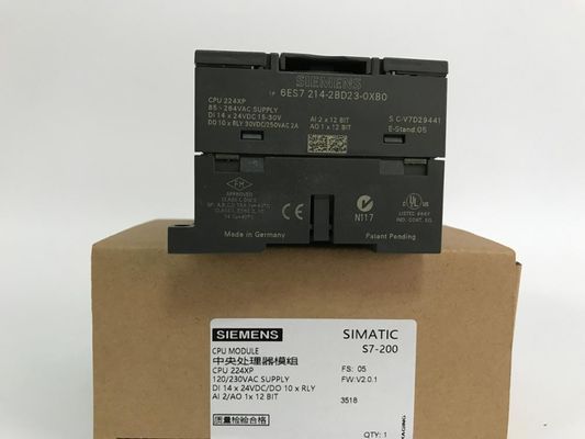 SIEMENS 6ES7235-0KD22-0XA8入力/出力モジュールのアナログ4 AI 10 VDC +/-10 V DC 12ビット