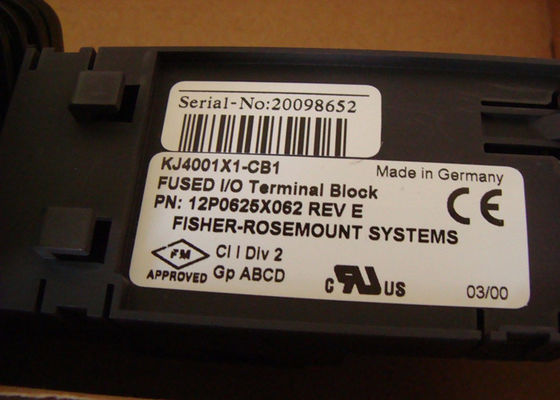ターミナル ブロックの余分な電源モジュールDeltaV KJ4001X1-GG1 12P1812X022