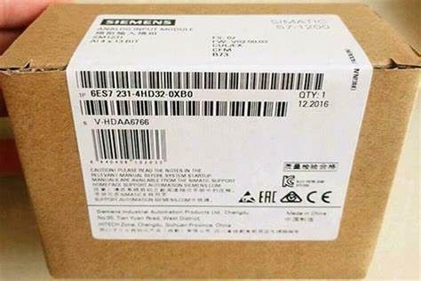 SIEMENS 6ES7231-4HD32-0XB0の論理モジュールSIMATIC S7-1200のSM 1231をアナログ入力