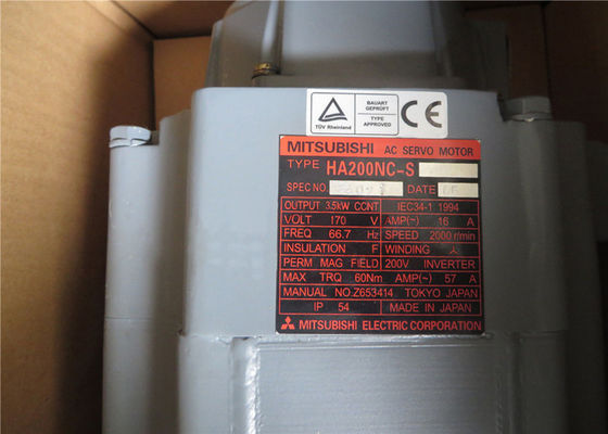 3.5KW産業サーボ モーター三菱HA200NC-S新しい元の速度2000r/min