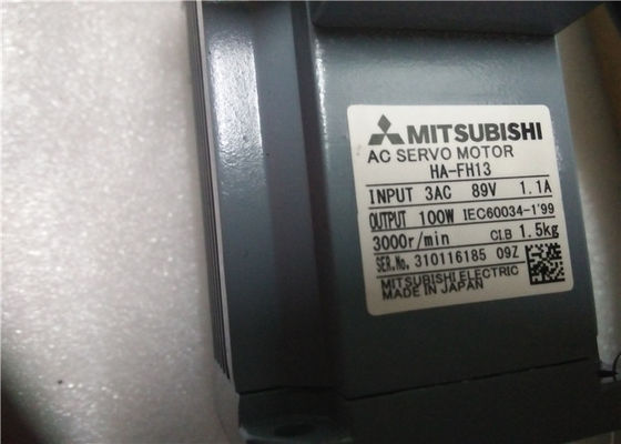 在庫で新しい三菱Melservo HA-FHシリーズHA-FH13 100W ACサーボ モーター
