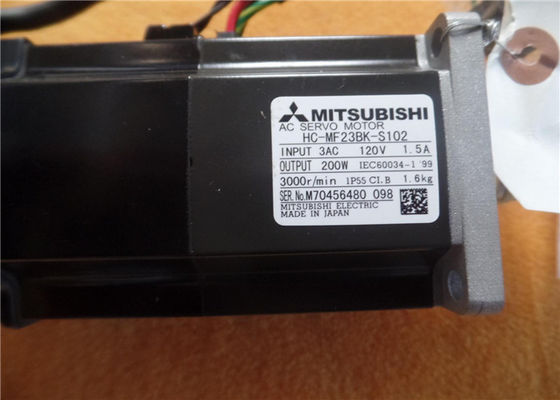 新しい三菱電機200W 120V 1.5A HC-MFシリーズHC-MF23BK-S102 ACサーボ モーター