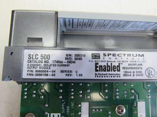 1746sc-INO4IはスペクトルControls21 mAのモジュール0から60の摂氏温度をアナログ出力