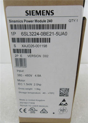 SIEMENS SINAMICS 6SL3224-0BE21-5UA0 G120インバーター3AC 380-480V 1.5KW