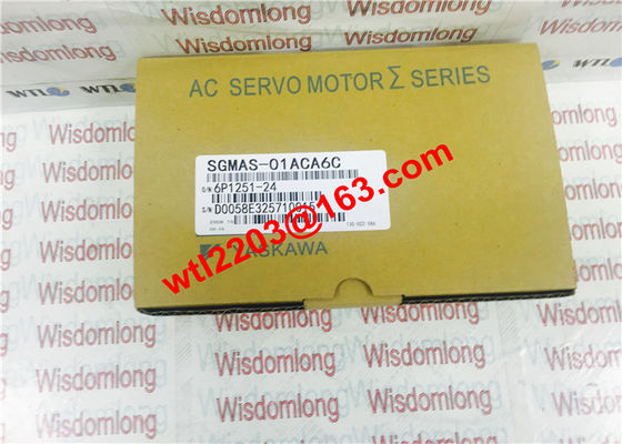 Yaskawa AC真新しい産業サーボ モーターSGMAS-01ACA6C 100W 200V