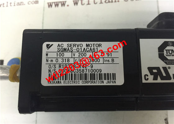 Yaskawa AC真新しい産業サーボ モーターSGMAS-01ACA61 100W 200V